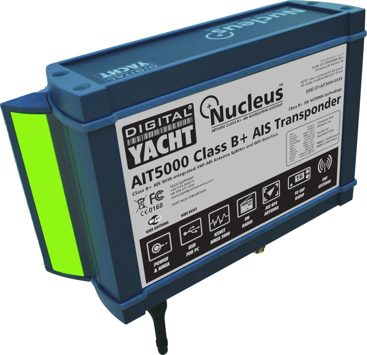 Digital Yacht AIT5000 Class B  5W Transponder w/Splitter  WiFi [ZDIGAIT5000]