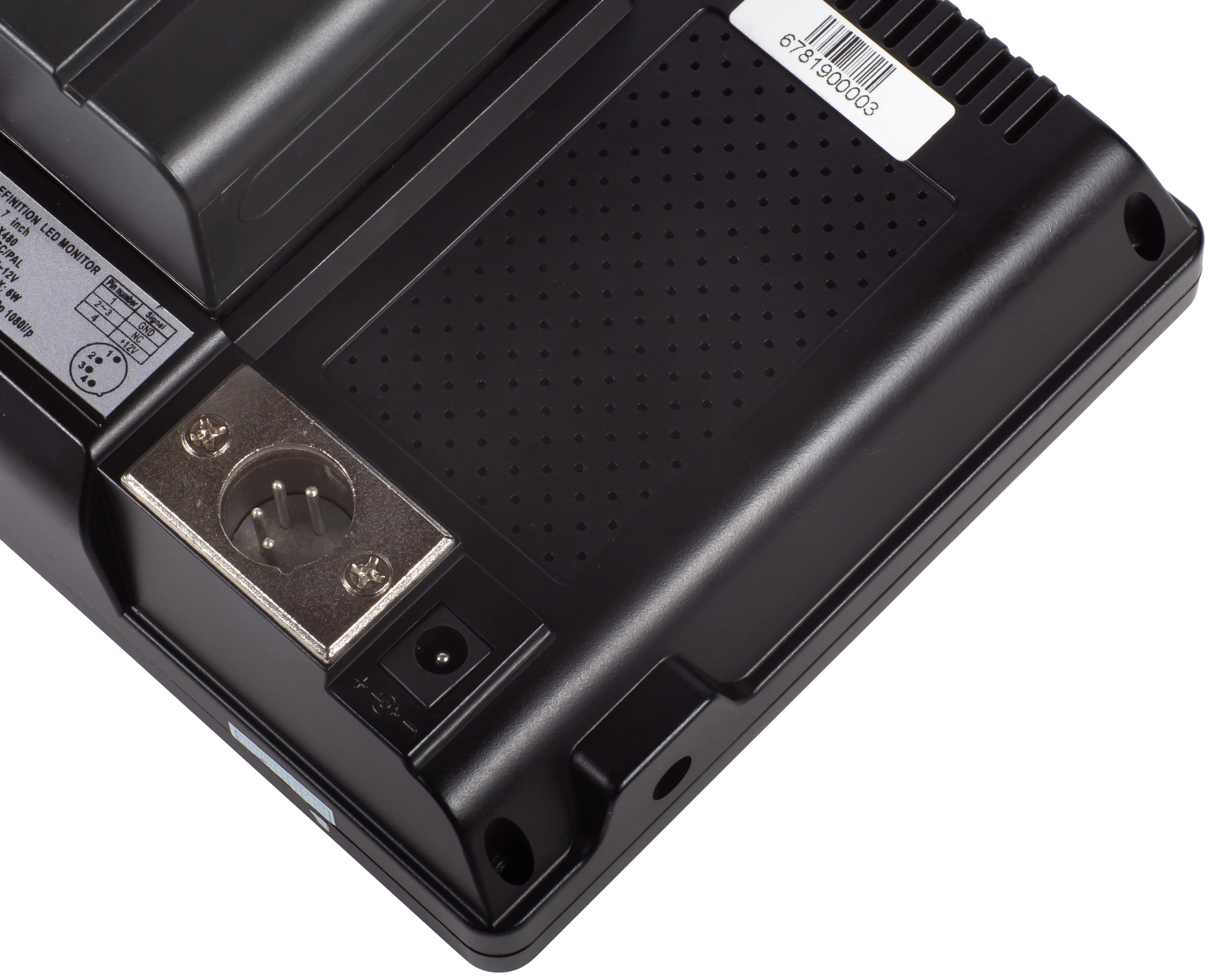 Portable 7" HD TFT LCD Monitor: 4K Security Camera Test Monitor - (HDCM-4K)